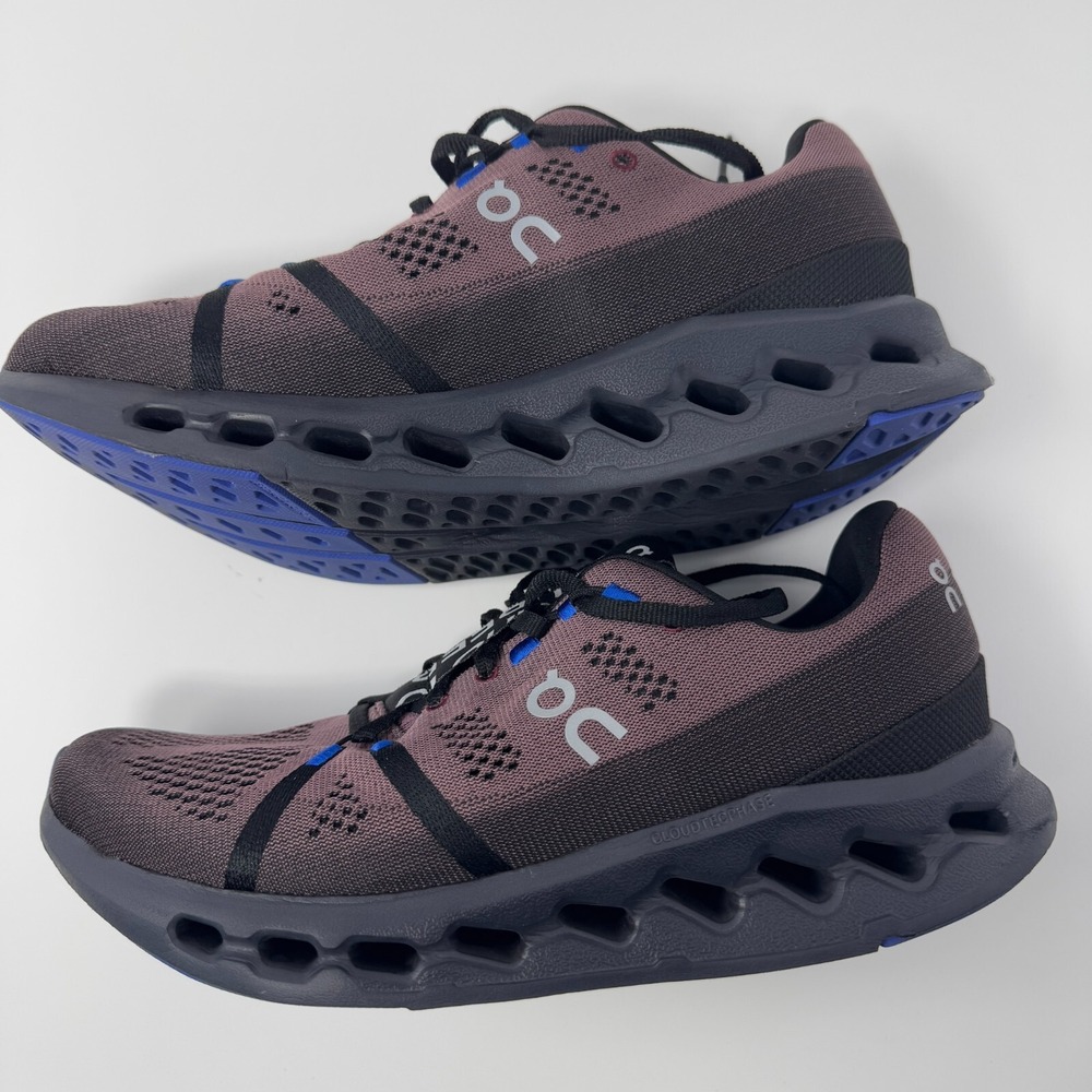 On Cloudsurfer Black Cobalt Men's Running Shoes Size 8.5 - Picture 4 of 9